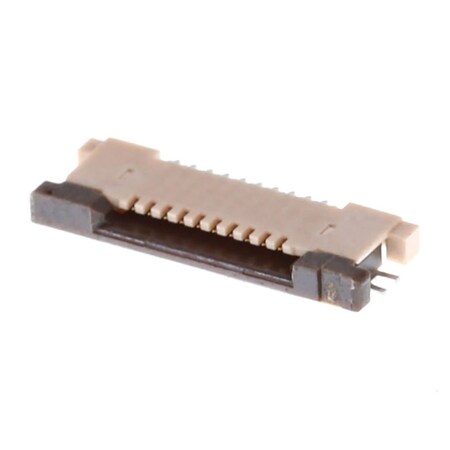Molex Ffc/Fpc Connector, 10 Contact(S), 1 Row(S), Right Angle, 0.020 Inch Pitch, Surface Mount Terminal,  545501071